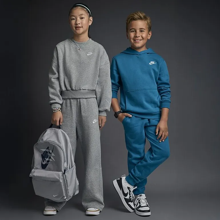 Nike Club Big Kid Unisex Long Sleeve Fleece Active Hoodie
