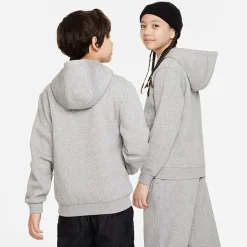Nike Club Big Kid Unisex Long Sleeve Fleece Active Hoodie