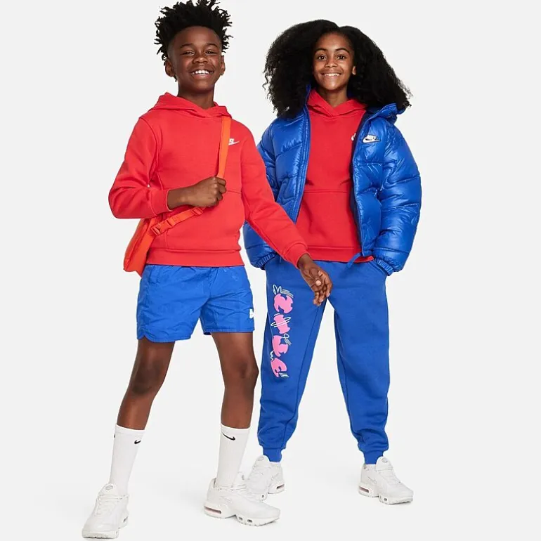 Nike Club Big Kid Unisex Long Sleeve Fleece Active Hoodie