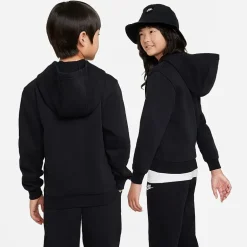 Nike Club Big Kid Unisex Long Sleeve Fleece Active Hoodie