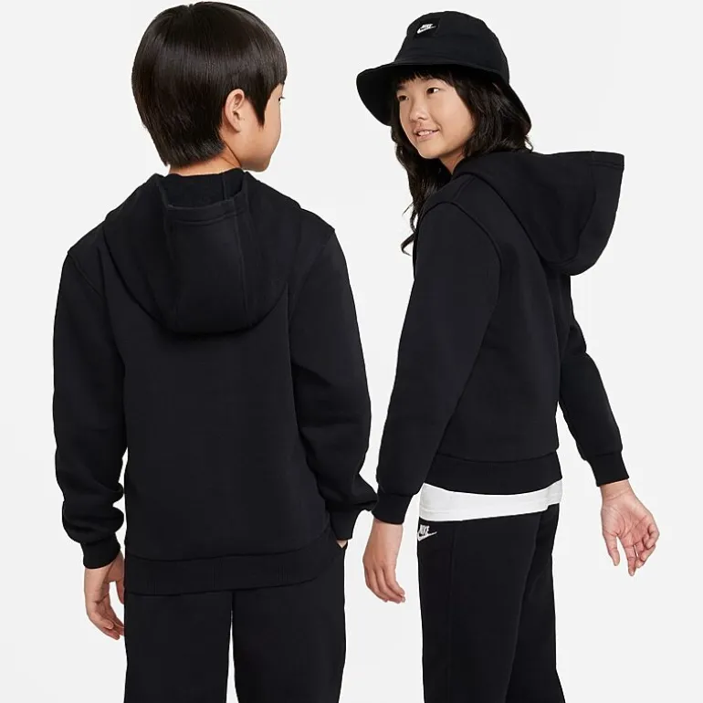 Nike Club Big Kid Unisex Long Sleeve Fleece Active Hoodie