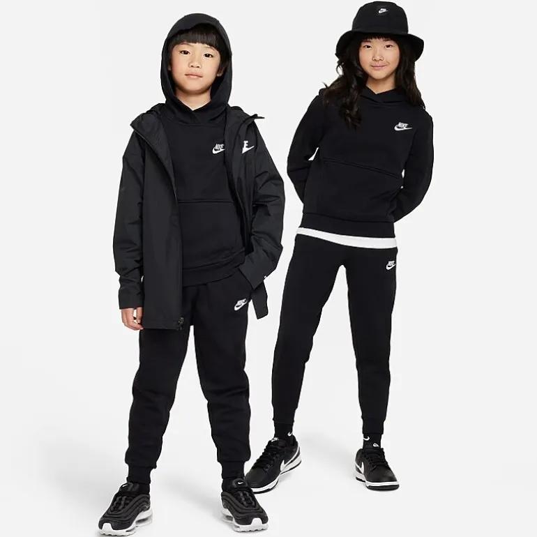 Nike Club Big Kid Unisex Long Sleeve Fleece Active Hoodie