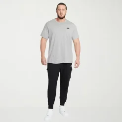 Nike Club Embroidered Logo Mens Crew Neck Short Sleeve Active Big and Tall T-Shirt