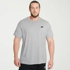 Nike Club Embroidered Logo Mens Crew Neck Short Sleeve Active Big and Tall T-Shirt