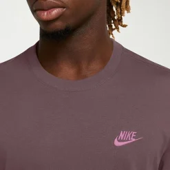 Nike Club Embroidered Logo Mens Crew Neck Short Sleeve Active Big and Tall T-Shirt