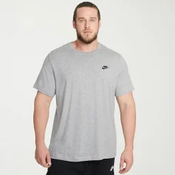Nike Club Embroidered Logo Mens Crew Neck Short Sleeve Active Big and Tall T-Shirt