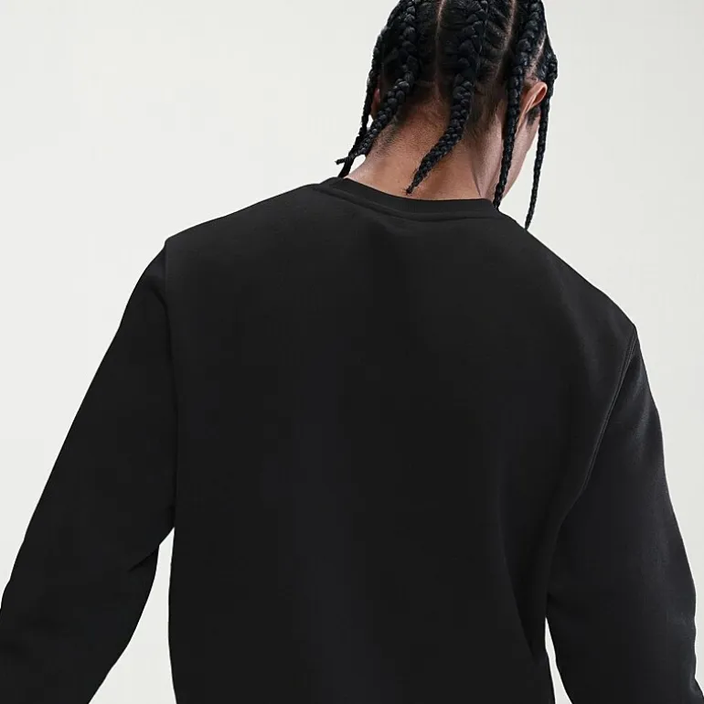 Nike Club Fleece Mens Crew Neck Long Sleeve Big and Tall Sweatshirt