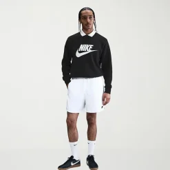 Nike Club Fleece Mens Crew Neck Long Sleeve Big and Tall Sweatshirt