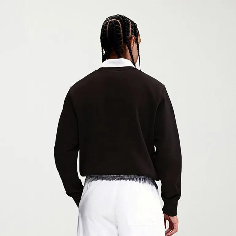 Nike Club Fleece Mens Crew Neck Long Sleeve Big and Tall Sweatshirt