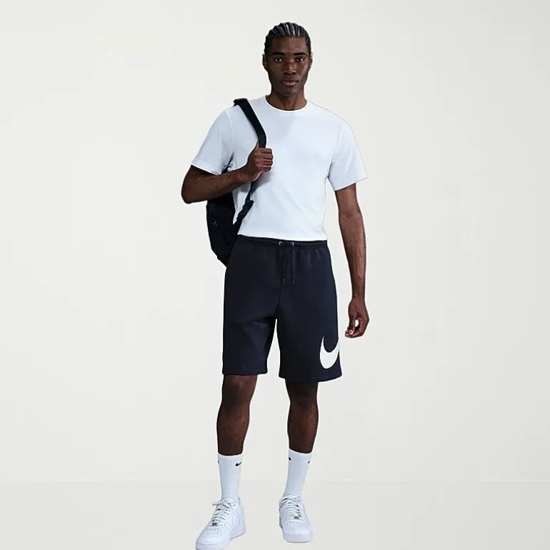 Nike Club Fleece Mens Mid Rise 11" Basketball Short