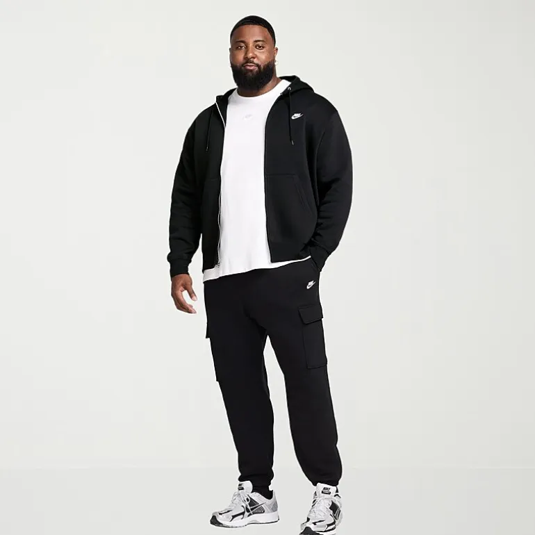 Nike Club Fleece Mens Regular Fit Big and Tall Active Cargo Pant