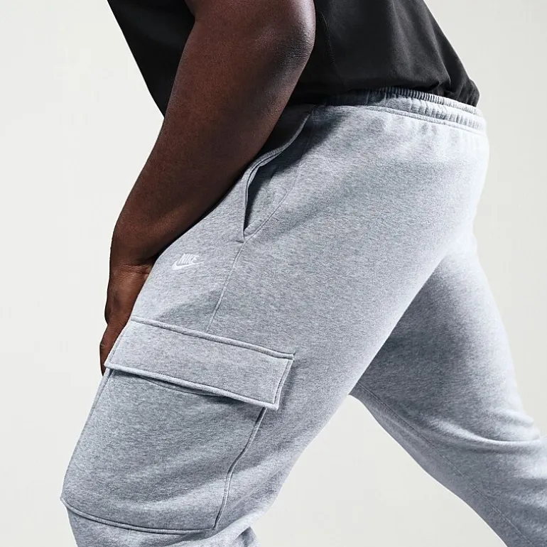 Nike Club Fleece Mens Regular Fit Big and Tall Active Cargo Pant