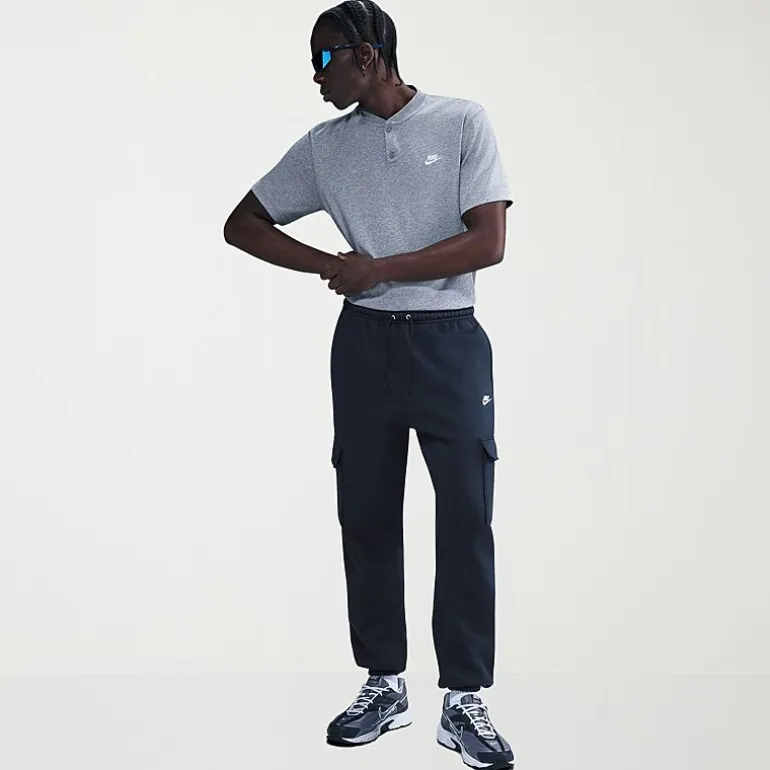 Nike Club Fleece Mens Regular Fit Big and Tall Active Cargo Pant