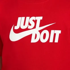 Nike Club Just Do It Big Kid Unisex Crew Neck Short Sleeve Regular Fit Graphic T-Shirt