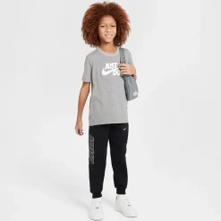 Nike Club Just Do It Big Kid Unisex Crew Neck Short Sleeve Regular Fit Graphic T-Shirt
