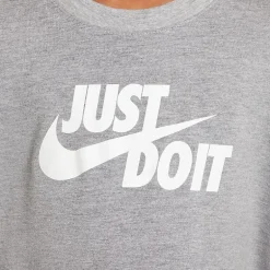 Nike Club Just Do It Big Kid Unisex Crew Neck Short Sleeve Regular Fit Graphic T-Shirt