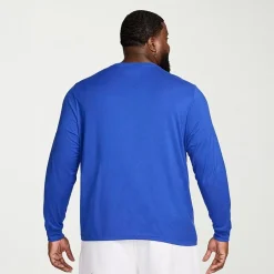 Nike Club Mens Crew Neck Long Sleeve Quick Dry Active Big and Tall T-Shirt