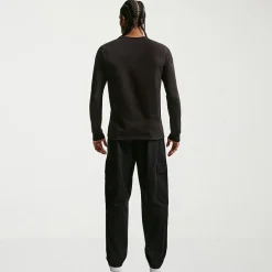 Nike Club Mens Crew Neck Long Sleeve Quick Dry Active Big and Tall T-Shirt