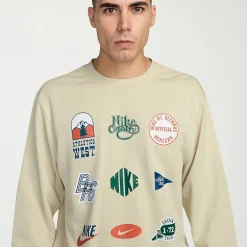 Nike Club Mens Crew Neck Long Sleeve Sweatshirt