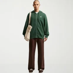 Nike Club Mens Long Sleeve Fleece Zipper Active Big and Tall Hoodie
