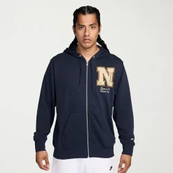 Nike Club Mens Long Sleeve Fleece Zipper Active Big and Tall Hoodie