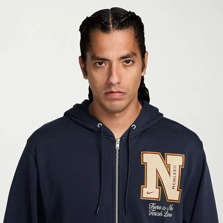 Nike Club Mens Long Sleeve Fleece Zipper Active Big and Tall Hoodie