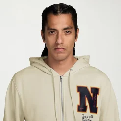 Nike Club Mens Long Sleeve Fleece Zipper Active Big and Tall Hoodie