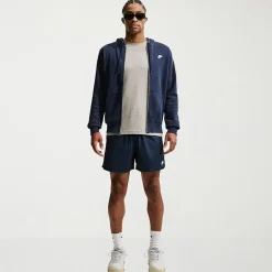 Nike Club Mens Long Sleeve Fleece Zipper Active Hoodie