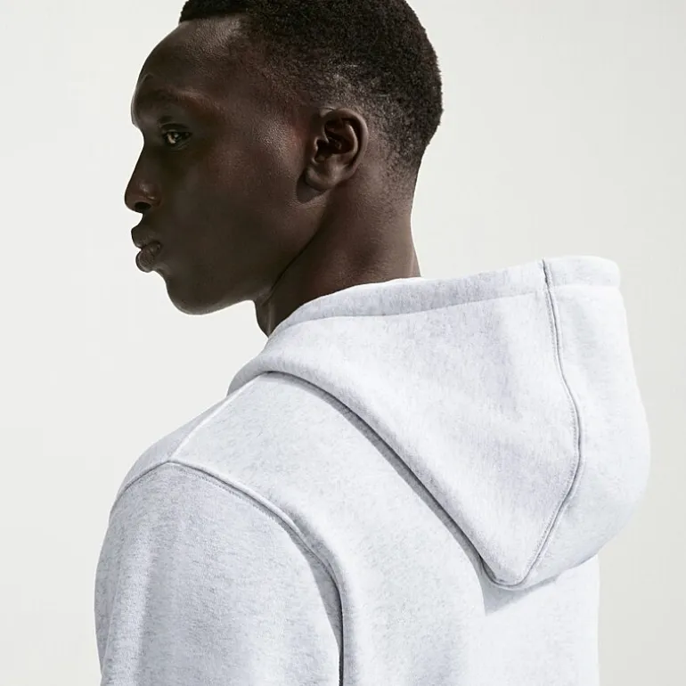 Nike Club Mens Long Sleeve Fleece Zipper Active Hoodie