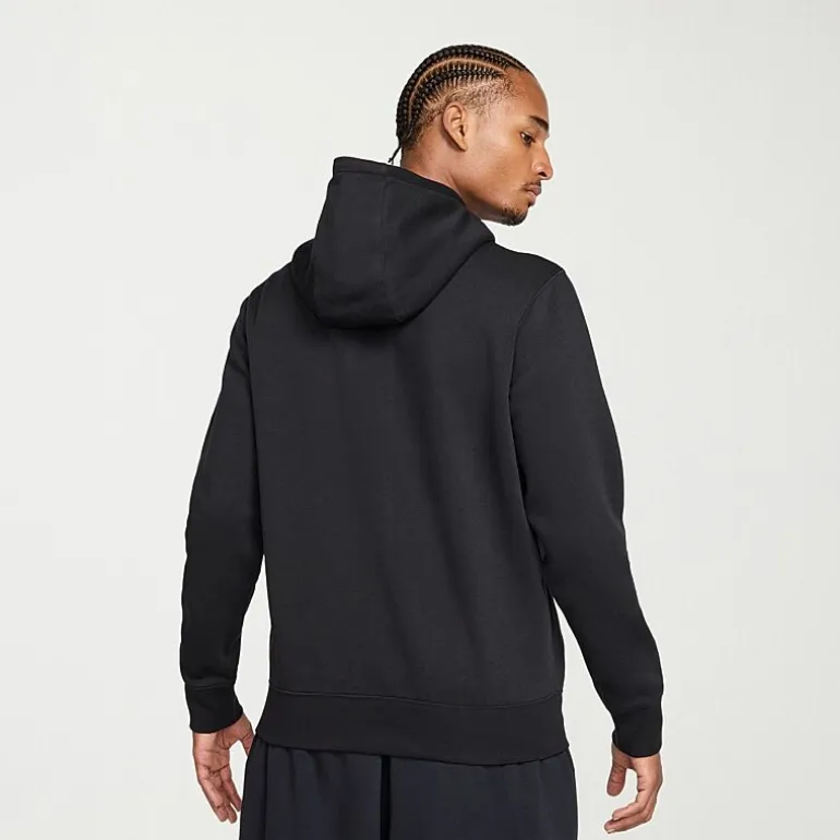 Nike Club Mens Long Sleeve Fleece Zipper Active Hoodie