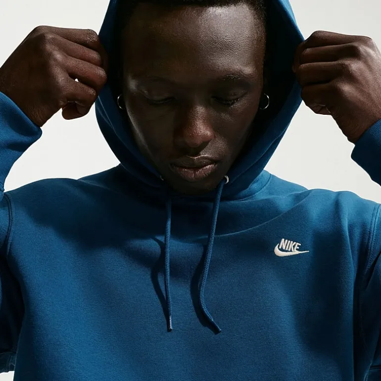 Nike Club Mens Long Sleeve Fleece Active Big and Tall Hoodie
