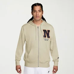 Nike Club Mens Long Sleeve Fleece Zipper Active Hoodie