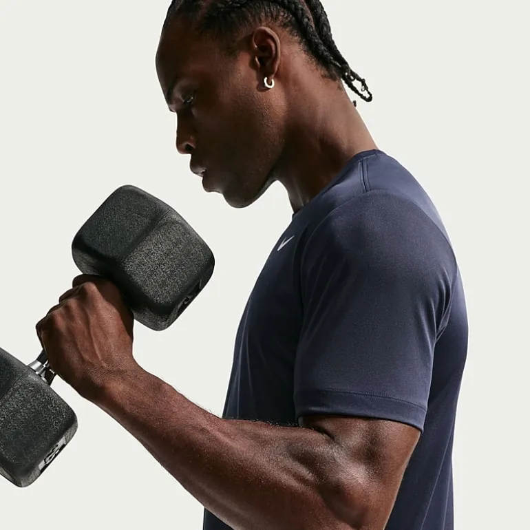 Nike Dri Fit Mens Crew Neck Short Sleeve Quick Dry Active T-Shirt