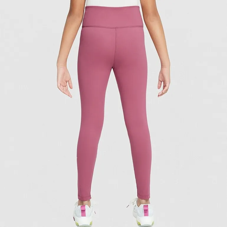 Nike Dri-Fit One Big Kid Girls High Rise Knit Active Skinny Full Length Leggings