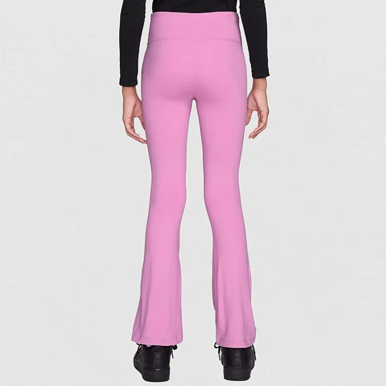 Nike Dri-Fit One Big Kid Girls High Rise Knit Active Flare Full Length Leggings