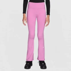 Nike Dri-Fit One Big Kid Girls High Rise Knit Active Flare Full Length Leggings