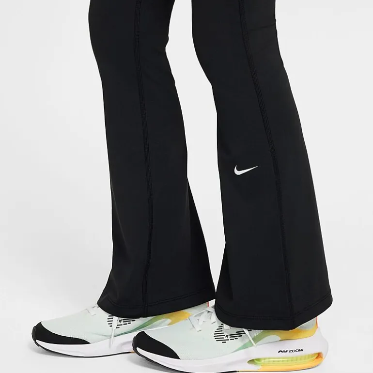 Nike Dri-Fit One Big Kid Girls High Rise Knit Active Flare Full Length Leggings