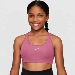 Nike Dri-Fit Swoosh Big Kid Girls Sports Bra