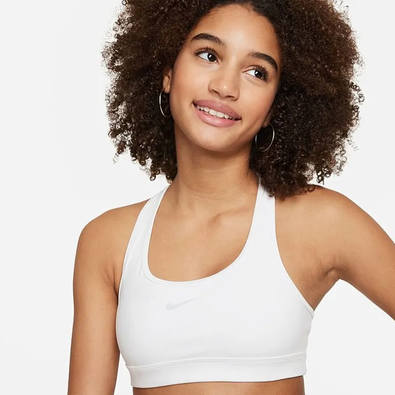 Nike Dri-Fit Swoosh Big Kid Girls Sports Bra