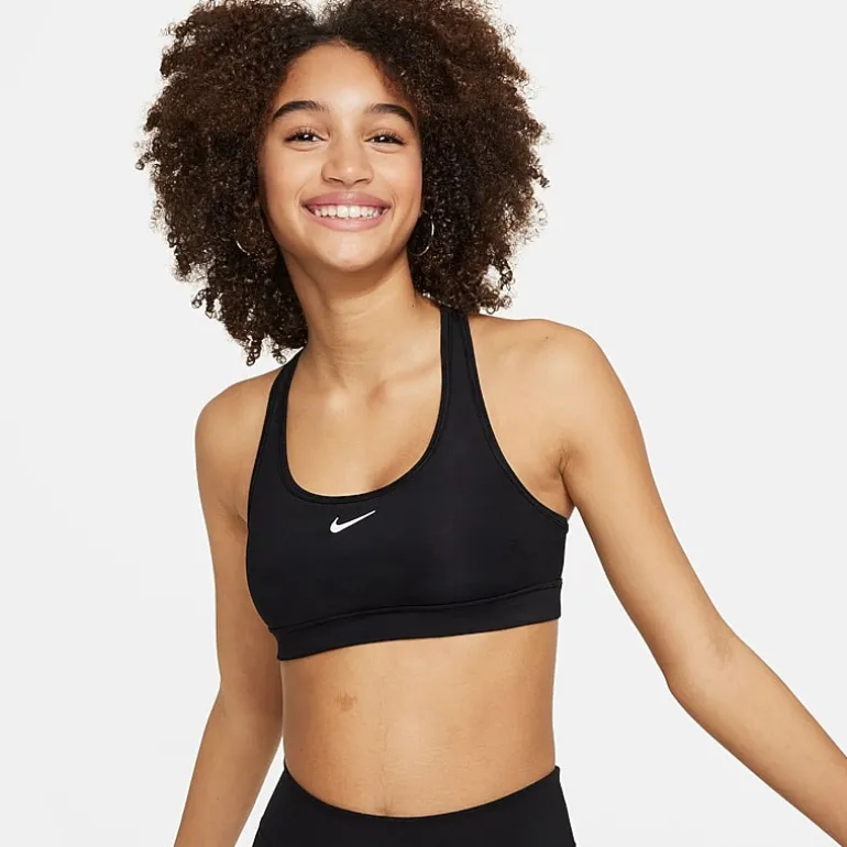 Nike Dri-Fit Swoosh Big Kid Girls Sports Bra