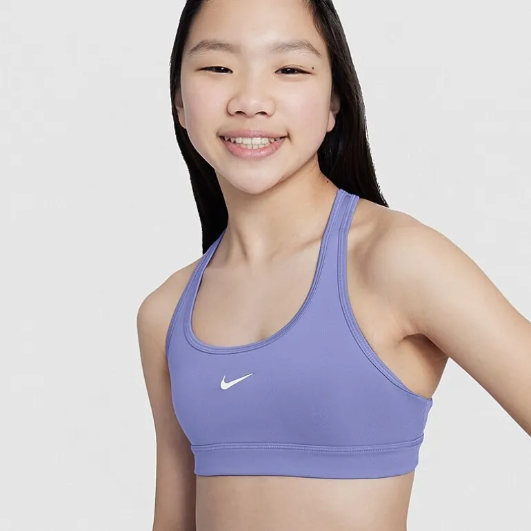 Nike Dri-Fit Swoosh Big Kid Girls Sports Bra