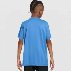 Nike Dri-Fit Swoosh Big Kid Unisex Crew Neck Short Sleeve Active T-Shirt