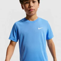 Nike Dri-Fit Swoosh Big Kid Unisex Crew Neck Short Sleeve Active T-Shirt