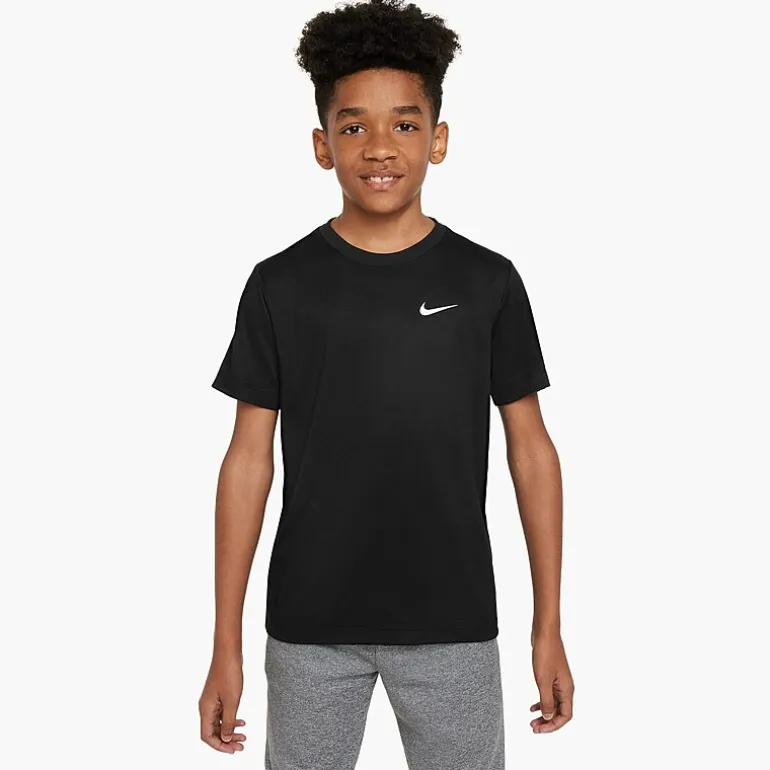 Nike Dri-Fit Swoosh Big Kid Unisex Crew Neck Short Sleeve Active T-Shirt