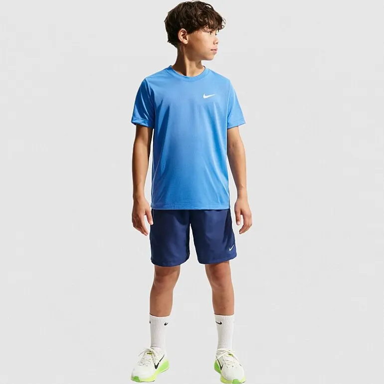 Nike Dri-Fit Swoosh Big Kid Unisex Crew Neck Short Sleeve Active T-Shirt