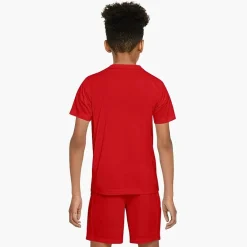 Nike Dri-Fit Swoosh Big Kid Unisex Crew Neck Short Sleeve Active T-Shirt