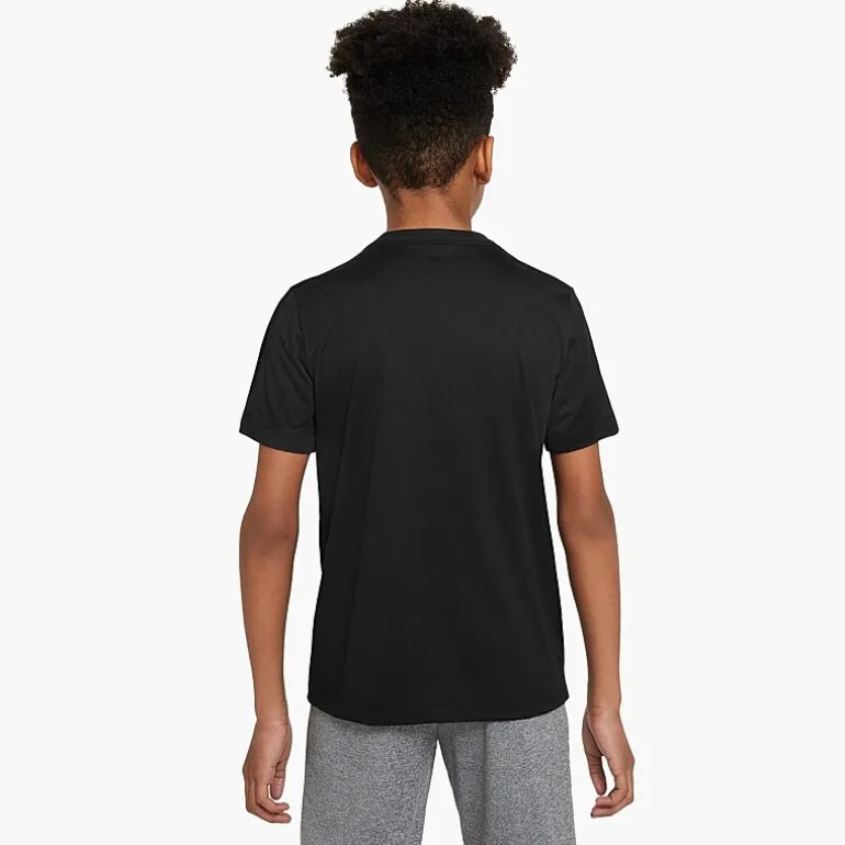Nike Dri-Fit Swoosh Big Kid Unisex Crew Neck Short Sleeve Active T-Shirt