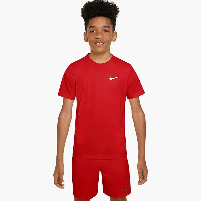 Nike Dri-Fit Swoosh Big Kid Unisex Crew Neck Short Sleeve Active T-Shirt