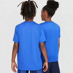 Nike Dri-Fit Swoosh Big Kid Unisex Crew Neck Short Sleeve Active T-Shirt