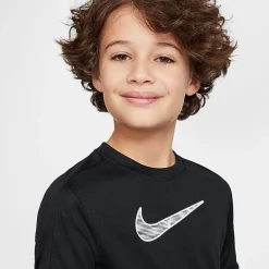 Nike Dri-Fit Trophy Big Kid Unisex Crew Neck Short Sleeve Regular Fit Graphic T-Shirt
